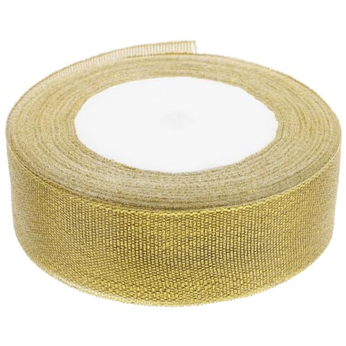 Beaupretty Glitter Geschenkband Metallic Folienband für Hochzeiten Geburtstagsfeiern Bastelprojekte und Geschenkverpackungen Vielseitig Einsetzbar Glänzendes Finish von Beaupretty