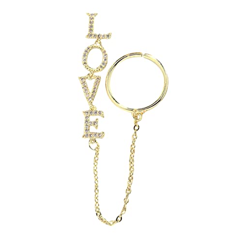 Beaupretty Goldfarbene Love Kette Nagelkunst Dekoration mit Zirkonia Strass Galvanisierte Nail Art Chain für Maniküre Eleganter Nagelschmuck für Damen und DIY Nail Art Fans Beaupretty Goldfarbene Love Kette Nagelkunst Dekoration mit Zirkonia Strass Galvanisierte Nail Art Chain für Maniküre Eleganter Nagelschmuck für Damen und DIY Nail Art Fans von Beaupretty