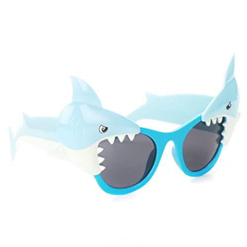 Beaupretty Hai-Brille Dekorationen Strand Hai- schnapsgläser Glas Parodie Brille Hai Glasstütze lustige Brille Blau von Beaupretty