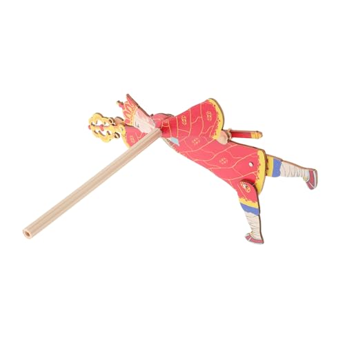 Beaupretty Handgefertigte Chinesische Holz Schattenpuppe Affenkönig aus Traditionellem Puppentheater Sprechende Geschichtenpuppe für Pädagogisches Feinmotorik und Kreativität von Beaupretty