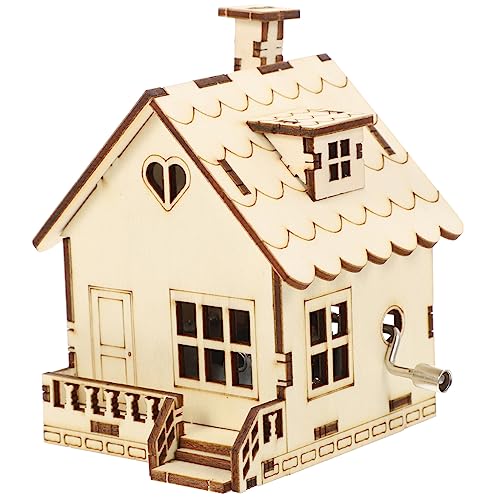 Beaupretty Holz Musikbox im Hausdesign DIY Spieluhr für Dekorative Holzspielzeug für Zuhause Kreative für Mädchen und Jungen für Lehrer und Freunde Beaupretty Holz Musikbox im Hausdesign DIY Spieluhr für Dekorative Holzspielzeug für Zuhause Kreative für Mädchen und Jungen für Lehrer und Freunde von Beaupretty