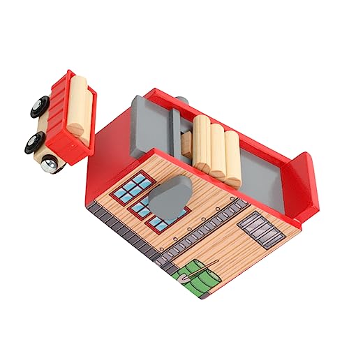 Beaupretty Holzeisenbahnspielzeug Satz für Kinder 1 Satz Holzbausatz mit Szenenzubehör Holz Zugspielzeug Lernspielzeug für Kleinkinder für Kreatives Spielen Beaupretty Holzeisenbahnspielzeug Satz für Kinder 1 Satz Holzbausatz mit Szenenzubehör Holz Zugspielzeug Lernspielzeug für Kleinkinder für Kreatives Spielen von Beaupretty