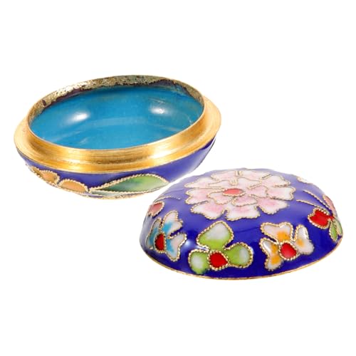 Beaupretty Kleine Schmuckschatulle Vintage Aufbewahrungsbox mit Deckel für Ohrringe Ringe und Kleine Schmuckstücke Hochwertige Verarbeitung Geschenkbox für Besondere Anlässe von Beaupretty