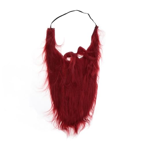 Beaupretty Künstlicher Bart Weihnachtsmann Bart Für Simulierte Falsche Bärte Langes Haar Halloween Lustiges Weihnachtskostüm Schnurrbärte Weißer Bart Falsche Verkleidungsbärte von Beaupretty