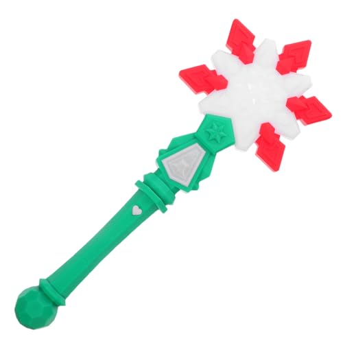 Beaupretty LED Schneeflocken Zauberstab mit Projektion Leichtes Weihnachtslicht für Tragbar für Party Prinzessin Kostüm Zubehör Grüner Weihnachtszauberstab ohne Batterien Beaupretty LED Schneeflocken Zauberstab mit Projektion Leichtes Weihnachtslicht für Tragbar für Party Prinzessin Kostüm Zubehör Grüner Weihnachtszauberstab ohne Batterien von Beaupretty