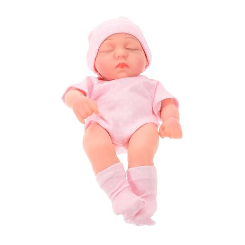 Beaupretty Lebensechte Babypuppe aus Vinyl Realistische Miniatur Neugeborene Puppe mit Kleidung Kreatives für Fantasie und Kreativität Beaupretty Lebensechte Babypuppe aus Vinyl Realistische Miniatur Neugeborene Puppe mit Kleidung Kreatives für Fantasie und Kreativität von Beaupretty