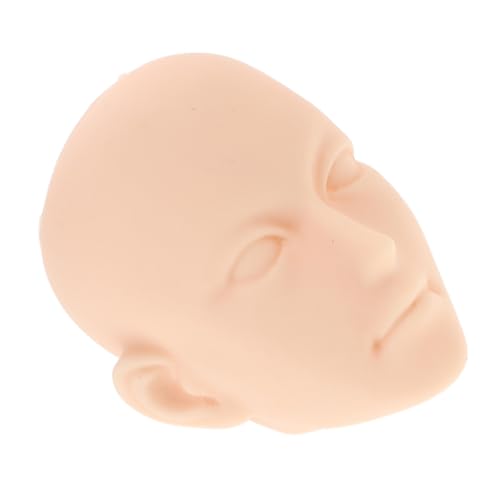 Beaupretty Mannequin Kopf für und Makeup Austauschbarer Puppenkopf aus Vinyl Vielseitige Kosmetikpuppe für Wimpernverlängerung und Styling Einfaches Wechseln von Kopfdesigns von Beaupretty