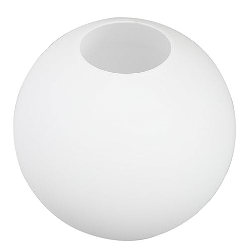 Beaupretty Mattweißer Glaskugel-Lampenschirm Ersatz Für 10 cm Große Glaskugel-Lampenschirmabdeckung Opaler Kugelschirm Für Beleuchtungskörper Pendelleuchte 3 cm Monteur von Beaupretty