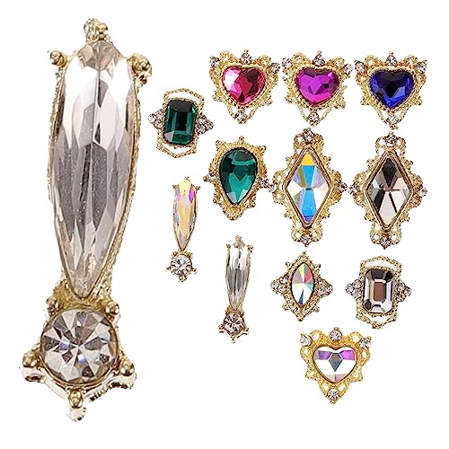 Beaupretty Metallic Irisierende Herz Nagelsteine Nail Charms für Nagelkunst DIY Maniküre Dekorationen Fach Vintage Strasssteine für Acrylnägel und Bastelprojekte Beaupretty Metallic Irisierende Herz Nagelsteine Nail Charms für Nagelkunst DIY Maniküre Dekorationen Fach Vintage Strasssteine für Acrylnägel und Bastelprojekte von Beaupretty
