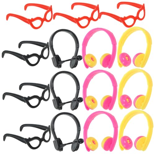 Beaupretty Miniatur Puppen Teilig Pack Mini Headset Ohrhörer und Brillen Puppenzubehör für Puppenhaus DIY Dekoration als für Puppenliebhaber Beaupretty Miniatur Puppen Teilig Pack Mini Headset Ohrhörer und Brillen Puppenzubehör für Puppenhaus DIY Dekoration als für Puppenliebhaber von Beaupretty