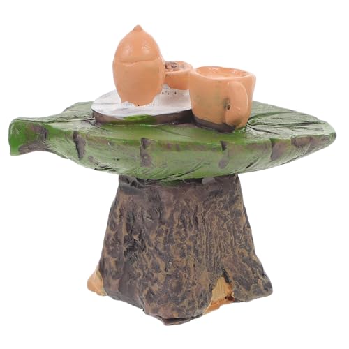 Beaupretty Miniatur Tee Tisch Modell aus Harz Künstlicher Tisch für Garten Deko Bonsai und Party Dekoration für Kreative Raumgestaltung und Mikrolandschaften Beaupretty Miniatur Tee Tisch Modell aus Harz Künstlicher Tisch für Garten Deko Bonsai und Party Dekoration für Kreative Raumgestaltung und Mikrolandschaften von Beaupretty