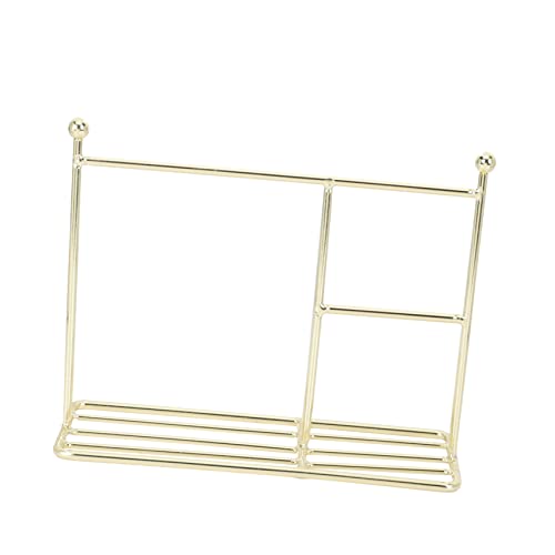 Beaupretty Miniatur Wäscheständer aus Hochwertigem Dekorativer Puppen Kleiderbügel zur Aufbewahrung Goldfarben Accessoire für Puppenhäuser und Kleine Kleidung von Beaupretty
