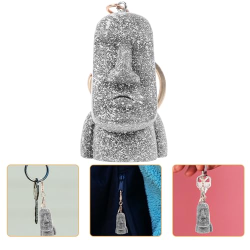 Beaupretty Moai Schlüsselanhänger Ornament Einzigartige für Taschen und Schlüssel Vielseitiger Schlüsselring mit Moai Figur Perfektes für Besondere Anlässe und Kreative Dekoration Beaupretty Moai Schlüsselanhänger Ornament Einzigartige für Taschen und Schlüssel Vielseitiger Schlüsselring mit Moai Figur Perfektes für Besondere Anlässe und Kreative Dekoration von Beaupretty