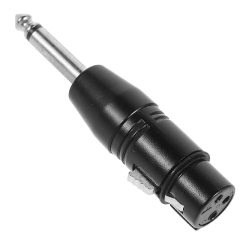 Beaupretty Mono Klinkenstecker Xlr Buchse Adapter Hochwertiger Audiokonverter für Mikrofon Mischpult und Verstärker Leichter Tragbarer für Mono Audiosignale von Beaupretty