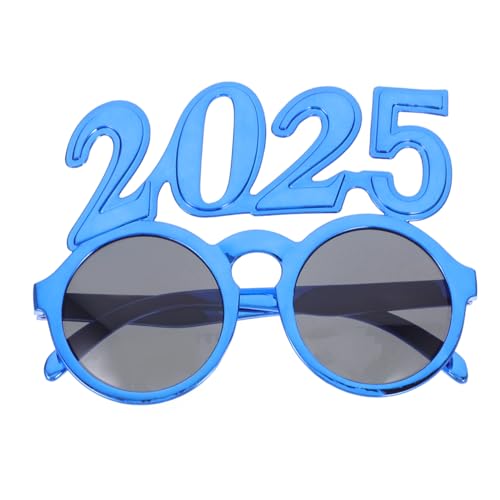 Beaupretty Neujahrsbrille aus Langlebigem Abs Einzigartige Runde Zahlen-designs Leichte Partybrille für Silvester und Neujahrsfeiern für Erwachsene und Jugendliche von Beaupretty