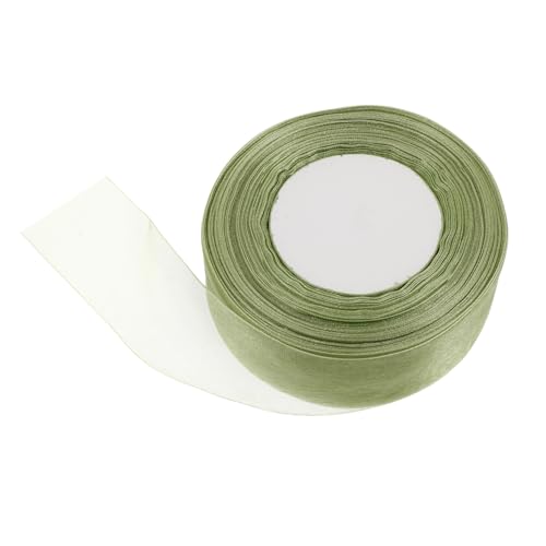 Beaupretty Organza Geschenkband Breit Lange Schimmernde Chiffonband für Diy Bastelprojekte zum Verpacken von Blumen und Geschenken Dekorationsmaterial von Beaupretty