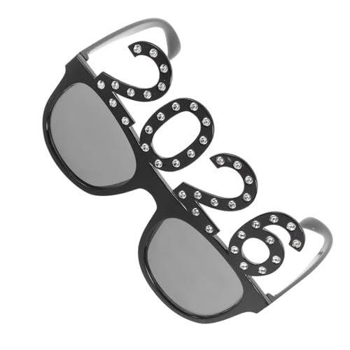 Beaupretty Partybrille mit Glitzer-dekor Leichte Komfortable Silikonbrille Stylische Fotorequisite für Weihnachten Silvester und Abschlussfeiern Schwarzes Funkelndes Rahmen-design Beaupretty Partybrille mit Glitzer-dekor Leichte Komfortable Silikonbrille Stylische Fotorequisite für Weihnachten Silvester und Abschlussfeiern Schwarzes Funkelndes Rahmen-design von Beaupretty