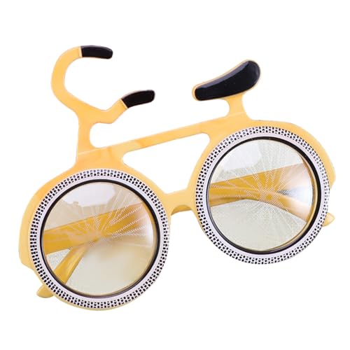 Beaupretty Partybrillen Fahrrad design Gelb Lustige Brille für Karneval Geburtstag Festival Foto Requisiten Spaß Party Eyewear Zubehör Beaupretty Partybrillen Fahrrad design Gelb Lustige Brille für Karneval Geburtstag Festival Foto Requisiten Spaß Party Eyewear Zubehör von Beaupretty
