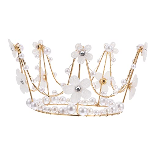 Beaupretty Perlenglänzende Brautkrone Tortendeko Umweltfreundliche Vielseitig als Hochzeits Haarschmuck und Festliche Partydekoration Geeignet Beaupretty Perlenglänzende Brautkrone Tortendeko Umweltfreundliche Vielseitig als Hochzeits Haarschmuck und Festliche Partydekoration Geeignet von Beaupretty