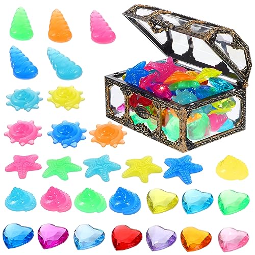 Beaupretty Piraten Schatztruhe mit Bunten Leuchtenden Tauchjuwelen und Kunststoffdiamanten für Schatzsuche und Langlebiges Material für Vielseitige Verwendung Zufällige Farbe Zufällige Farbe Beaupretty Piraten Schatztruhe mit Bunten Leuchtenden Tauchjuwelen und Kunststoffdiamanten für Schatzsuche und Langlebiges Material für Vielseitige Verwendung Zufällige Farbe Zufällige Farbe von Beaupretty