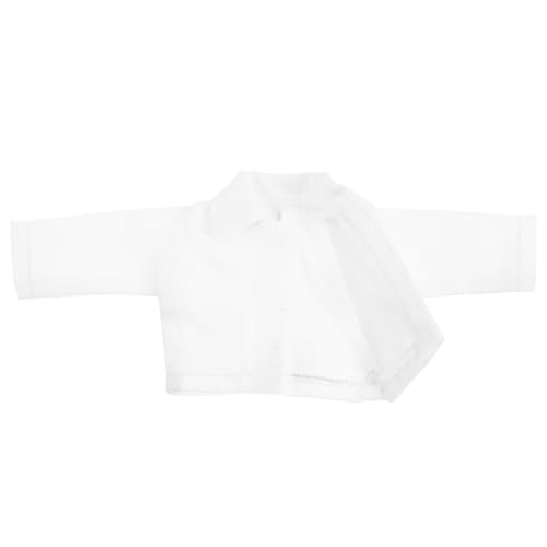 Beaupretty Puppenhemd Langarm Handgefertigt Miniatur Doll Shirt Für Puppen DIY Kleidung Zubehör Weiches Stoffhemd Für Puppendekoration Und Sammeln von Beaupretty