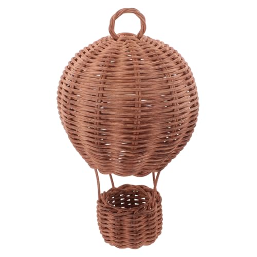 Beaupretty Rattan Heißluftballon Wanddeko Handgewebte Fotorequisite für Kinderzimmer Bezaubernde Wohnraumdekoration und Stilvolle Wandkunst für Babyfotografie und Wohnräume Beaupretty Rattan Heißluftballon Wanddeko Handgewebte Fotorequisite für Kinderzimmer Bezaubernde Wohnraumdekoration und Stilvolle Wandkunst für Babyfotografie und Wohnräume von Beaupretty
