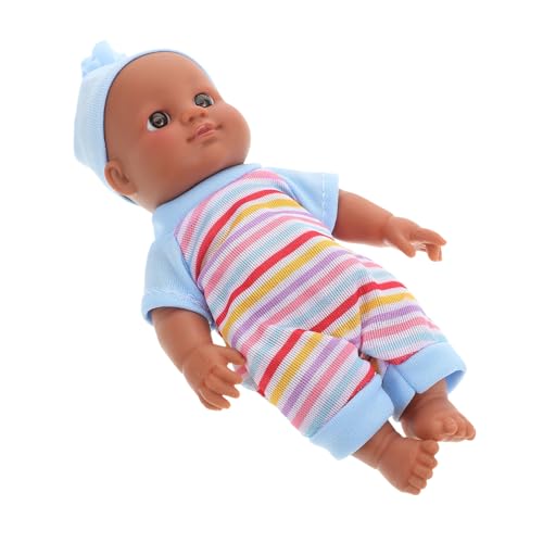 Beaupretty Realistische Puppe Afroamerikanisch Weiches Vinylspielzeug mit Kleidung Lebensechte Simulation Vivid Doll Dekoration für Wohnzimmer Schlafzimmer Beaupretty Realistische Puppe Afroamerikanisch Weiches Vinylspielzeug mit Kleidung Lebensechte Simulation Vivid Doll Dekoration für Wohnzimmer Schlafzimmer von Beaupretty