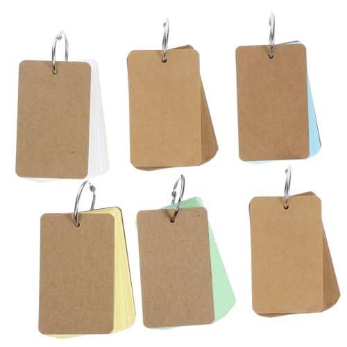 Beaupretty Ringbuch Karteikarten aus Kraftpapier Blanko Lernkarten Notizbücher Tragbar und Leicht Je Block für Schüler Vokabeln Tagesplanung und Praktische Nutzung Beaupretty Ringbuch Karteikarten aus Kraftpapier Blanko Lernkarten Notizbücher Tragbar und Leicht Je Block für Schüler Vokabeln Tagesplanung und Praktische Nutzung von Beaupretty