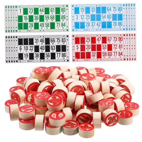 Beaupretty Russisches Lotto Familienspiel mit Holzfiguren und Karten Langlebiges Bingospiel Logischen Fähigkeiten Sicher für Geburtstags und Feiertagsfeiern Beaupretty Russisches Lotto Familienspiel mit Holzfiguren und Karten Langlebiges Bingospiel Logischen Fähigkeiten Sicher für Geburtstags und Feiertagsfeiern von Beaupretty