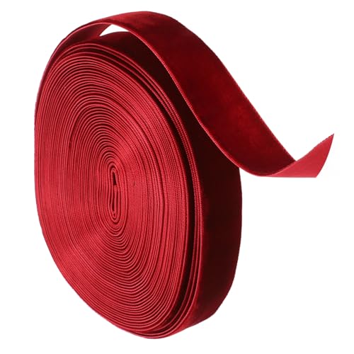 Beaupretty Samtband Dunkelrot Geschenkband Dekoband Einseitig Samt Geschenkverpackung DIY Basteln für Party Weihnachtsdeko Hochwertige Farbbeständigkeit Beaupretty Samtband Dunkelrot Geschenkband Dekoband Einseitig Samt Geschenkverpackung DIY Basteln für Party Weihnachtsdeko Hochwertige Farbbeständigkeit von Beaupretty
