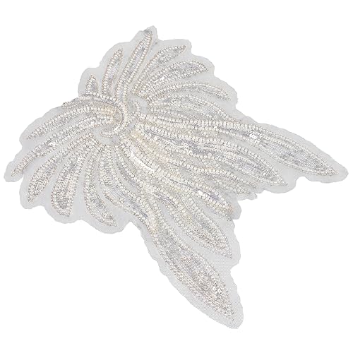 Beaupretty Satinierte Flügel Patches Aufnähen Leichte Dekorative Applikationen für Kleidung Kostüme DIY Projekte für Partys und Aufführungen Helles Silber Beaupretty Satinierte Flügel Patches Aufnähen Leichte Dekorative Applikationen für Kleidung Kostüme DIY Projekte für Partys und Aufführungen Helles Silber von Beaupretty