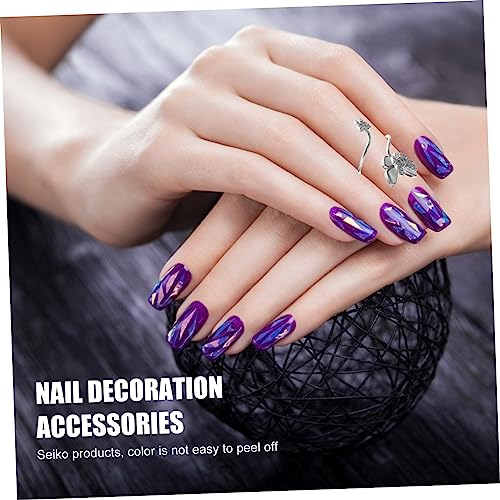 Beaupretty Schmetterlings Nagelring aus Zirkonia Nagelkunst Dekoration für Finger Elegant und Partys und Hochzeiten für und Nail Art Fans von Beaupretty