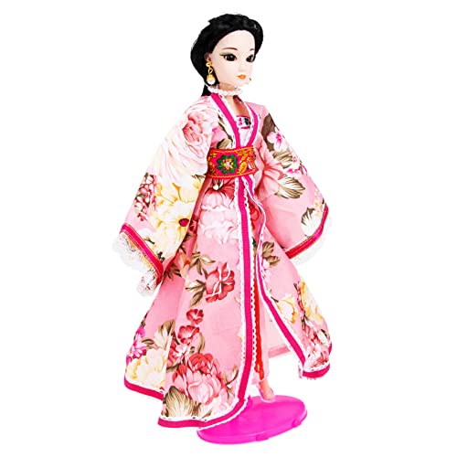 Beaupretty Simulation Doll Chinesische Hanfu Puppe Adorable Doll mit Traditioneller Kleidung für Kindergeburtstage Fördert Rollenspiele und Kulturelles von Beaupretty