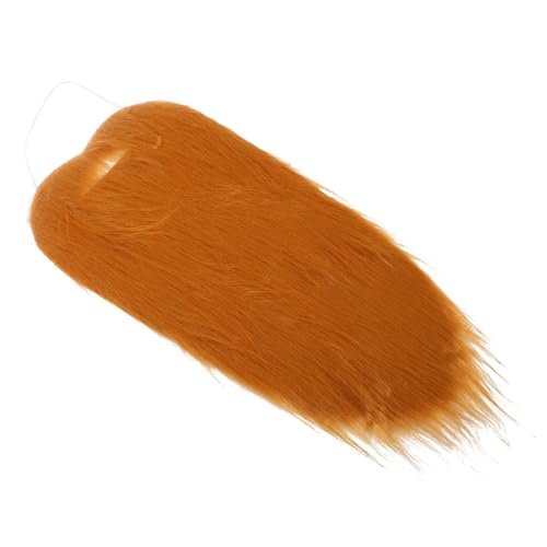 Beaupretty Simulierte bärtige Requisiten einen Bart vortäuschen Cosplay gefälschter Bart Bart-Halloween Cosplay-Bart gefälschter Gesichtsbart simulierte Bärte Langer Bart Plüschstoffe von Beaupretty