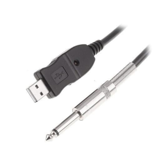 Beaupretty USB Gitarrenkabel Professionelles Abgeschirmtes Instrumentenkabel mit Klinkenstecker Plug Play USB Adapter für PC Aufnahme Kompatibel mit Windows und Schwarz Beaupretty USB Gitarrenkabel Professionelles Abgeschirmtes Instrumentenkabel mit Klinkenstecker Plug Play USB Adapter für PC Aufnahme Kompatibel mit Windows und Schwarz von Beaupretty