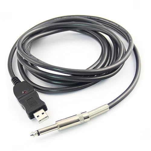 Beaupretty USB Gitarrenkabel Professionelles Bass zu USB Adapterkabel für PC Aufnahme Kompatibel mit Macos Windows Digitaler Sound Stromversorgung LED Anzeige Beaupretty USB Gitarrenkabel Professionelles Bass zu USB Adapterkabel für PC Aufnahme Kompatibel mit Macos Windows Digitaler Sound Stromversorgung LED Anzeige von Beaupretty