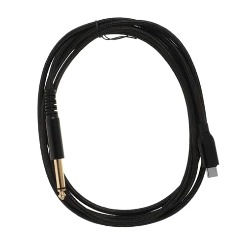Beaupretty USB Type C Gitarrenkabel mit Integriertem Chip Aufnahme Audiokabel für Elektrische Gitarre Einfaches Plug And Play Robuste Materialien Klarer Tragbar Beaupretty USB Type C Gitarrenkabel mit Integriertem Chip Aufnahme Audiokabel für Elektrische Gitarre Einfaches Plug And Play Robuste Materialien Klarer Tragbar von Beaupretty