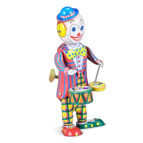 Beaupretty Vintage Clown Aufziehbar Trommelndes Eisenmechanik Retro Dekofigur Für Karneval Party Tischdekoration Beaupretty Vintage Clown Aufziehbar Trommelndes Eisenmechanik Retro Dekofigur Für Karneval Party Tischdekoration von Beaupretty