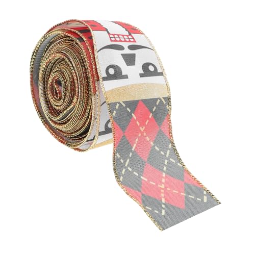 Beaupretty Weihnachtsband Nutcracker Geschenkband Breites Farbenfrohes Dekoband für Kränze Schleifen Weihnachtsbaumdekoration DIY Bastelband Nutcracker Design für Festliche Wohnkultur Beaupretty Weihnachtsband Nutcracker Geschenkband Breites Farbenfrohes Dekoband für Kränze Schleifen Weihnachtsbaumdekoration DIY Bastelband Nutcracker Design für Festliche Wohnkultur von Beaupretty