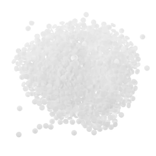 Beaupretty Weiße Harz Flatback Strasssteine für Nagelkunst Kleidung Handyhüllen DIY Basteln Flache Rückseite Einfache Anwendung Vielseitig für Hochzeit Alltag von Beaupretty