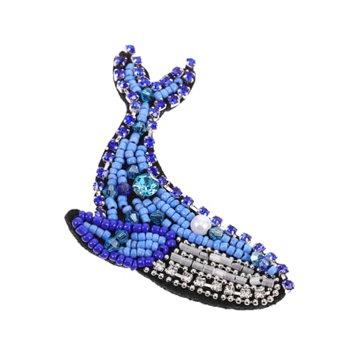 Beaupretty Whale -Stoffaufkleber Aufnäher für Rucksäcke Kleidungsstation süße Aufnäher Flicken aufnähen Cartoon-Nähapplikation handgefertigte Perlenaufnäher Diamant Blue Beaupretty Whale -Stoffaufkleber Aufnäher für Rucksäcke Kleidungsstation süße Aufnäher Flicken aufnähen Cartoon-Nähapplikation handgefertigte Perlenaufnäher Diamant Blue von Beaupretty