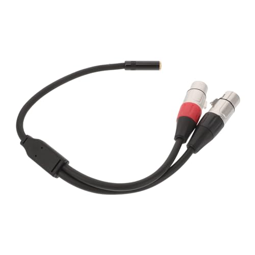 Beaupretty Xlr Splitter Kabel Dual Xlr Female Y Adapter für Mikrofone Pin für Hochwertige Audioverbindungen für Verschiedene Audiogeräte Beaupretty Xlr Splitter Kabel Dual Xlr Female Y Adapter für Mikrofone Pin für Hochwertige Audioverbindungen für Verschiedene Audiogeräte von Beaupretty