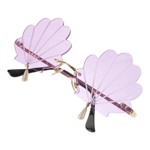 Beaupretty lustige sonnenbrille Muschel Strand Gläser sonnenbrille damen UV Männer rahmen lustige brille für party tropische sonnenbrille partyfarbene brille Neuartige Partybrille Stk Violett Beaupretty lustige sonnenbrille Muschel Strand Gläser sonnenbrille damen UV Männer rahmen lustige brille für party tropische sonnenbrille partyfarbene brille Neuartige Partybrille Stk Violett von Beaupretty