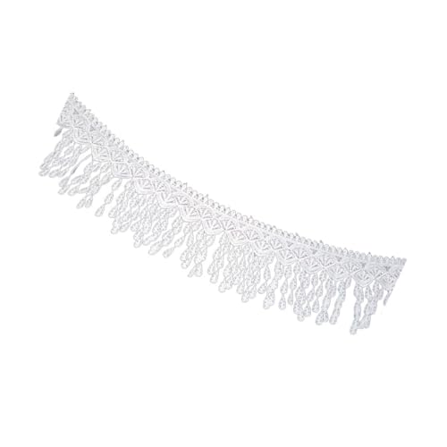 Spitzenbesatz mit Quasten für Diy Kleidung Yards Weiß Nähzubehör für Bastelarbeiten Hochzeitskleider Modeaccessoires Spitzenbesatz mit Quasten für Diy Kleidung Yards Weiß Nähzubehör für Bastelarbeiten Hochzeitskleider Modeaccessoires von Beaupretty