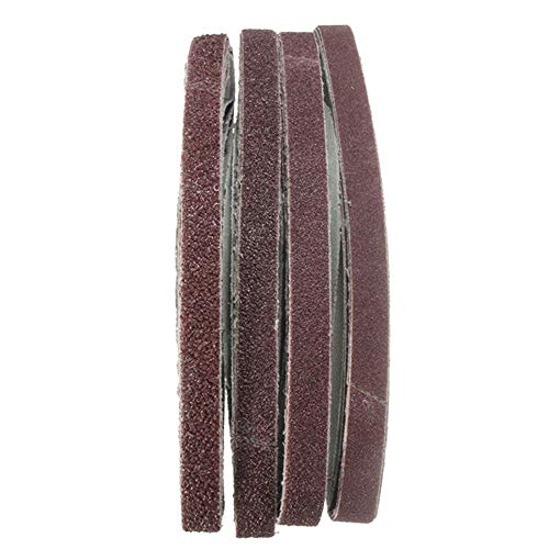 Beausoleil 20 Stück 13 x 457 mm Zirkon-Schleifgürtel, Körnung 40/60/80/120 von Beausoleil