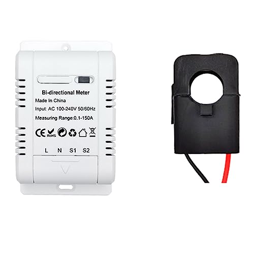 Beausoleil Tuya Smart Bi Richtungsmesser, WLAN, Energiezähler, 150 A, Klemme, Transformator, Solarsensor, PV, bidirektionaler Monitor Beausoleil Tuya Smart Bi Richtungsmesser, WLAN, Energiezähler, 150 A, Klemme, Transformator, Solarsensor, PV, bidirektionaler Monitor von Beausoleil