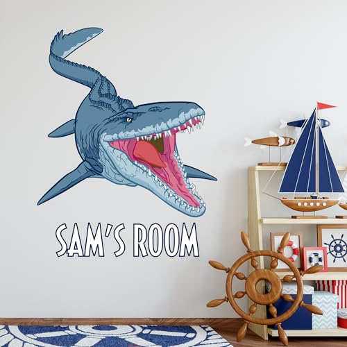 Beautiful Game Jurassic World Wandtattoo / Wandaufkleber, Motiv: Fallen Kingdom Mosasaurus, Vinyl, 90 cm von Beautiful Game