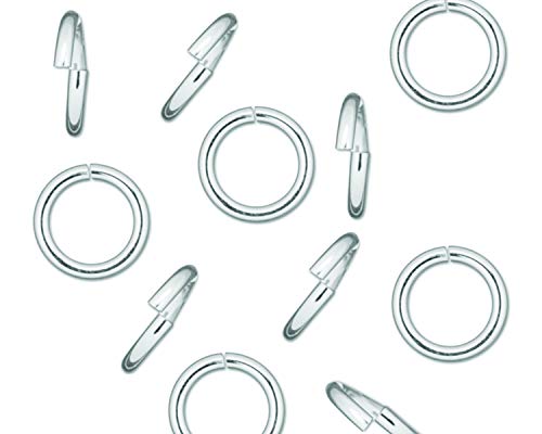 BJC® Biegeringe aus massivem 925er Sterlingsilber, in 3 mm, 1 Ring, 5 Ringe, 10 Ringe, 20 Ringe, 50 Ringe, 0,50 mm dicker Draht (4 mm, 5 mm, 6 mm, 7 mm, 8 mm, 9 mm, 10 mm) ump Rings) von Beautiful Jewellery Company