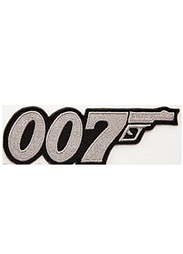 Patch Bestickt mit 007 James Bond von Beautifulsmileclub