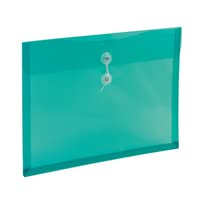 Beautone D055103 A4 Polypropylen Mappe, 255 mm Länge x 340 mm Breite x 70 mm Höhe, Blau von Beautone